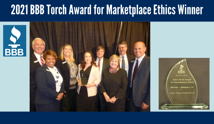 2021 BBB Torch Award for Marketplace Ethics.